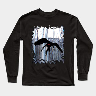 Mothman Lurks Long Sleeve T-Shirt